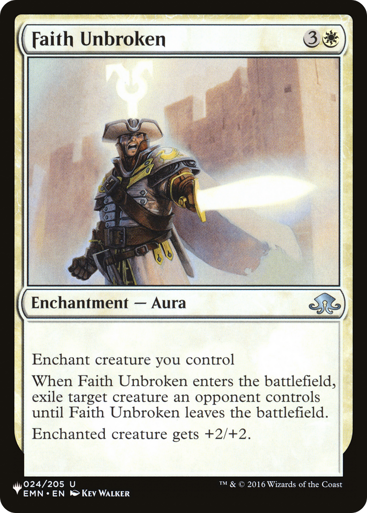 Faith Unbroken [The List] | Cracking-Singles