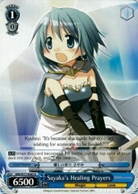 Sayaka's Healing Prayers (MM/W17-E085 R) [Puella Magi Madoka Magica] | Cracking-Singles