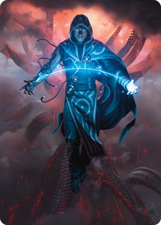Jace, the Perfected Mind Art Card [Phyrexia: All Will Be One Art Series] | Cracking-Singles