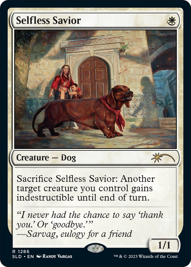 Selfless Savior [Secret Lair Drop Series] | Cracking-Singles