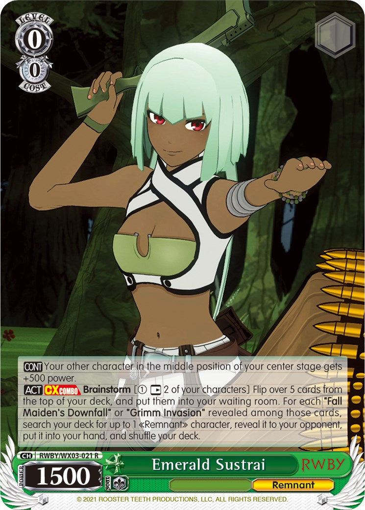 Emerald Sustrai (RWBY/WX03-021 R) [RWBY] | Cracking-Singles
