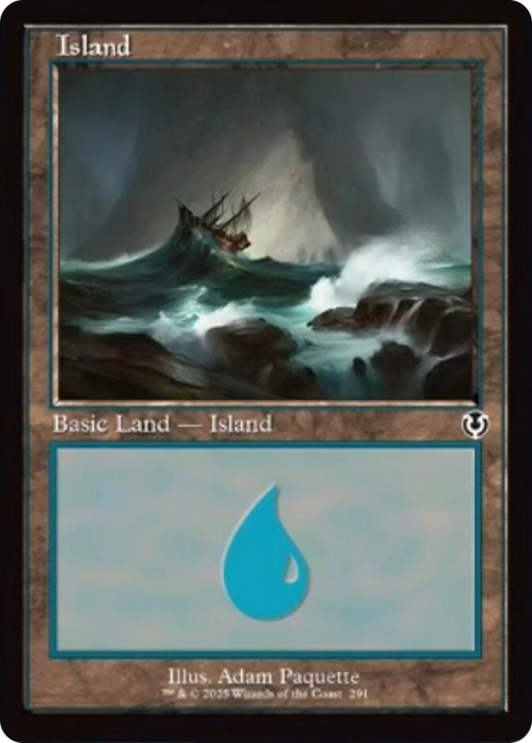 Island (291) (Retro Frame) [Innistrad Remastered] | Cracking-Singles