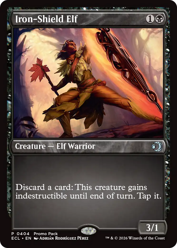 Iron-Shield Elf [Lorwyn Eclipsed Promos] | Cracking-Singles
