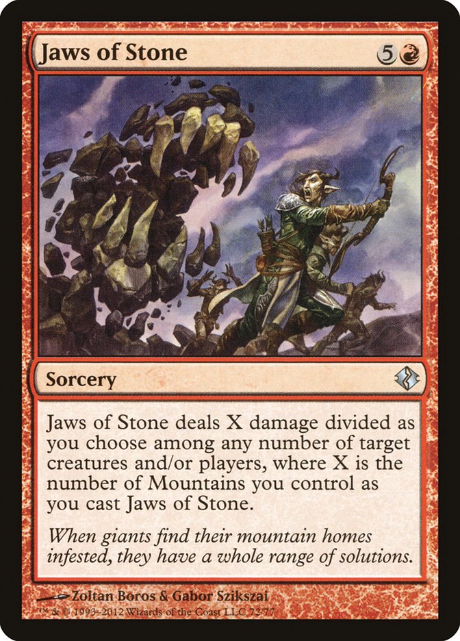 Jaws of Stone [Duel Decks: Venser vs. Koth] | Cracking-Singles