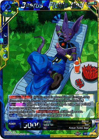 Beerus, Fickle God (BT7-120) [Assault of the Saiyans] | Cracking-Singles