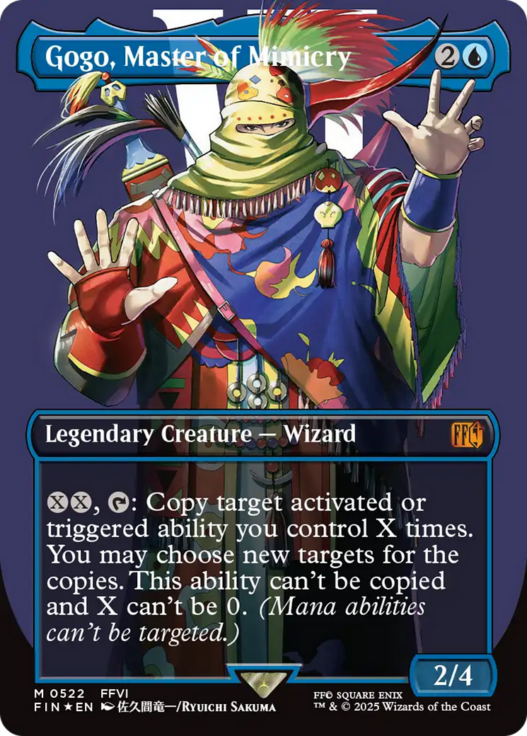 Gogo, Master of Mimicry (Borderless) (Surge Foil) [FINAL FANTASY] | Cracking-Singles