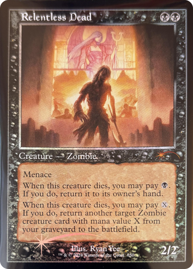 Relentless Dead (Retro Frame) [Secret Lair Drop Series] | Cracking-Singles