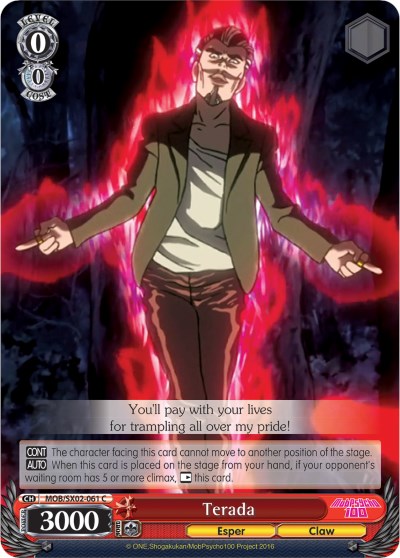 Terada (MOB/SX02-061 C) [Mob Psycho 100] | Cracking-Singles
