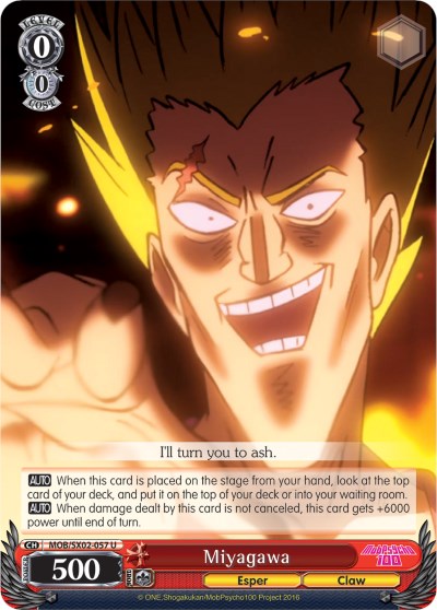 Miyagawa (MOB/SX02-057 U) [Mob Psycho 100] | Cracking-Singles