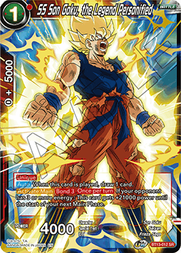 SS Son Goku, the Legend Personified (BT13-012) [Supreme Rivalry] | Cracking-Singles