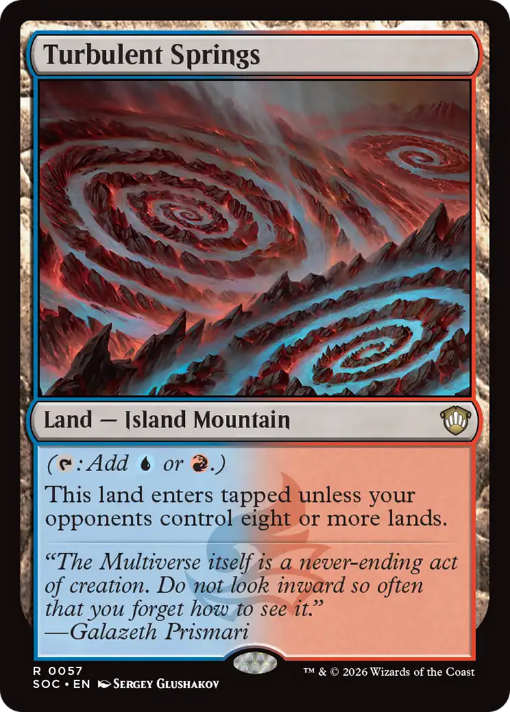 Turbulent Springs [Secrets of Strixhaven Commander] | Cracking-Singles