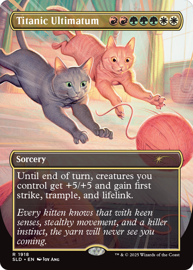 Titanic Ultimatum (1918) (Rainbow Foil) [Secret Lair Drop Series] | Cracking-Singles
