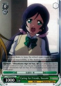Caring for Friends, Nozomi (LL/W24-E037 C) [Love Live!] | Cracking-Singles