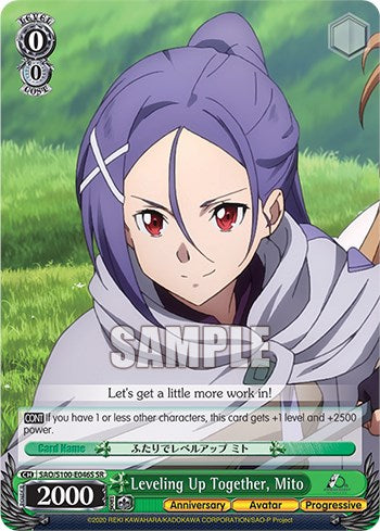 Leveling Up Together, Mito [Sword Art Online Animation 10th Anniversary] | Cracking-Singles