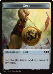 Elemental (0016) // Gold Double-Sided Token [Tarkir: Dragonstorm Commander Tokens] | Cracking-Singles