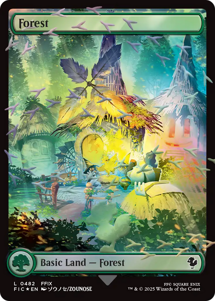 Forest (Chocobo Track Foil) [FINAL FANTASY Commander] | Cracking-Singles
