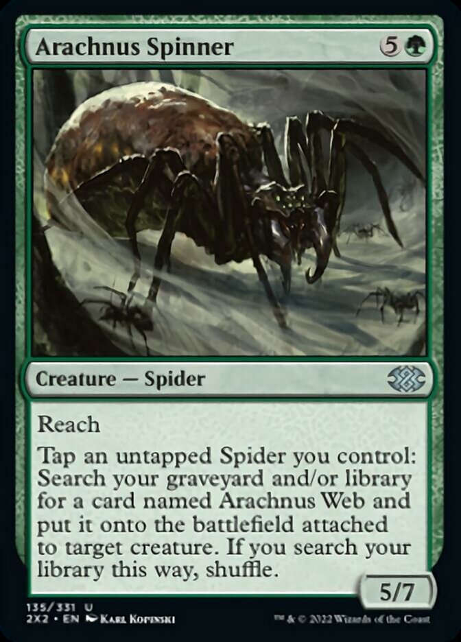 Arachnus Spinner [Double Masters 2022] | Cracking-Singles