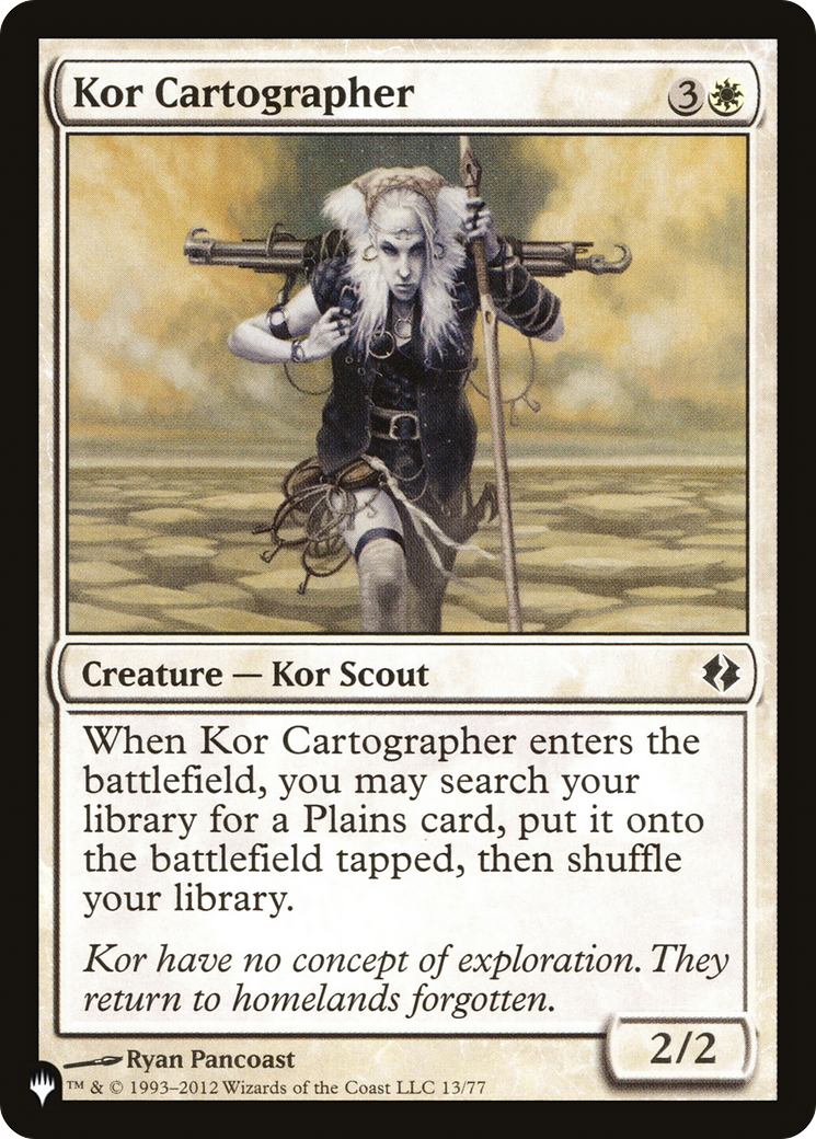 Kor Cartographer [The List] | Cracking-Singles