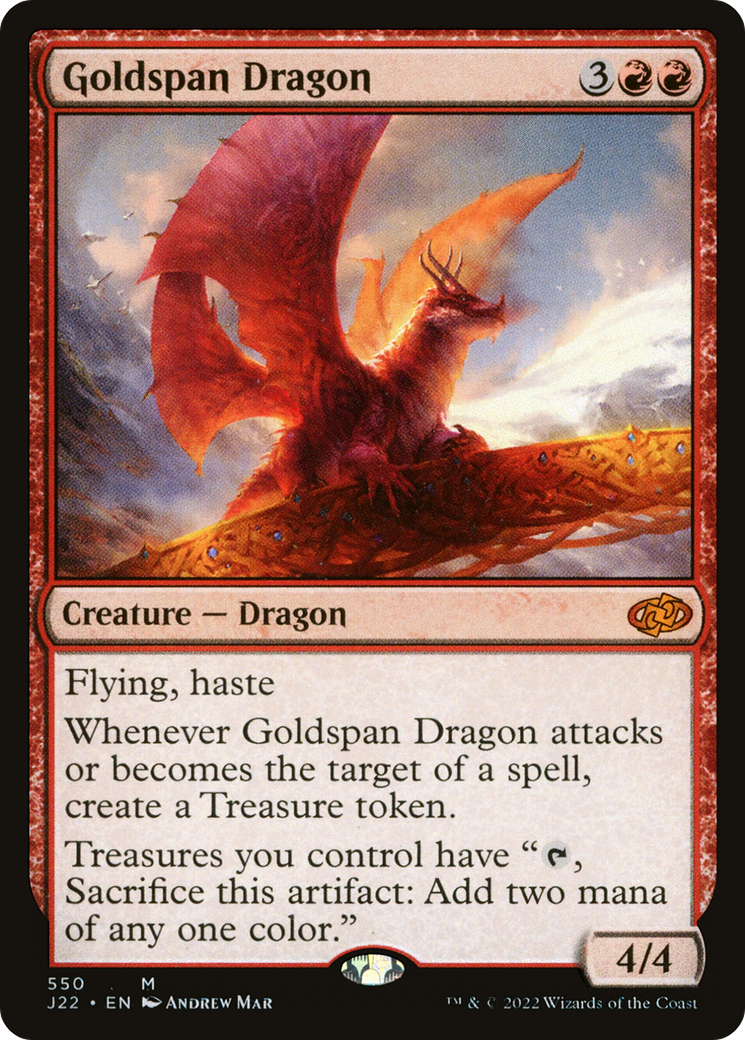 Goldspan Dragon [Jumpstart 2022] | Cracking-Singles