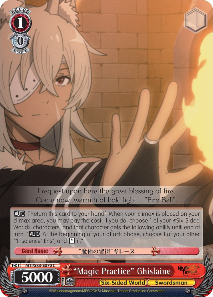 "Magic Practice" Ghislaine (MTI/S83-E070 C) [Mushoku Tensei: Jobless Reincarnation] | Cracking-Singles