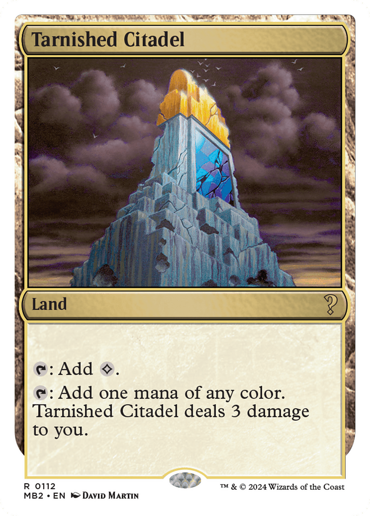 Tarnished Citadel (White Border) [Mystery Booster 2] | Cracking-Singles