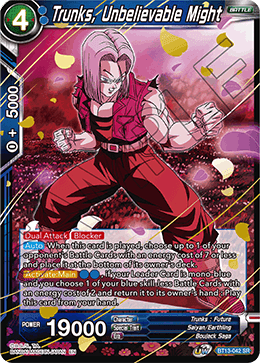 Trunks, Unbelievable Might (BT13-042) [Supreme Rivalry] | Cracking-Singles