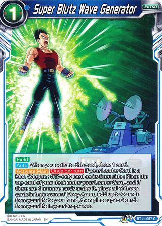 Super Blutz Wave Generator (BT11-057) [Vermilion Bloodline] | Cracking-Singles