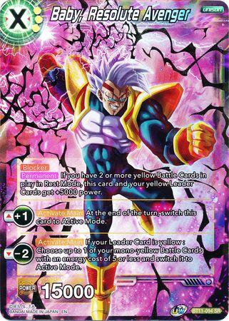 Baby, Resolute Avenger (BT11-094) [Vermilion Bloodline] | Cracking-Singles