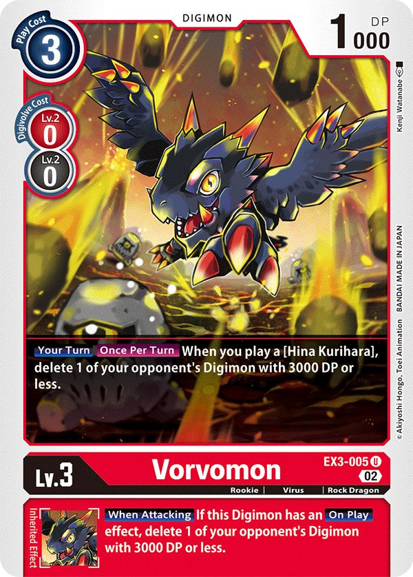 Vorvomon [EX3-005] [Draconic Roar] | Cracking-Singles