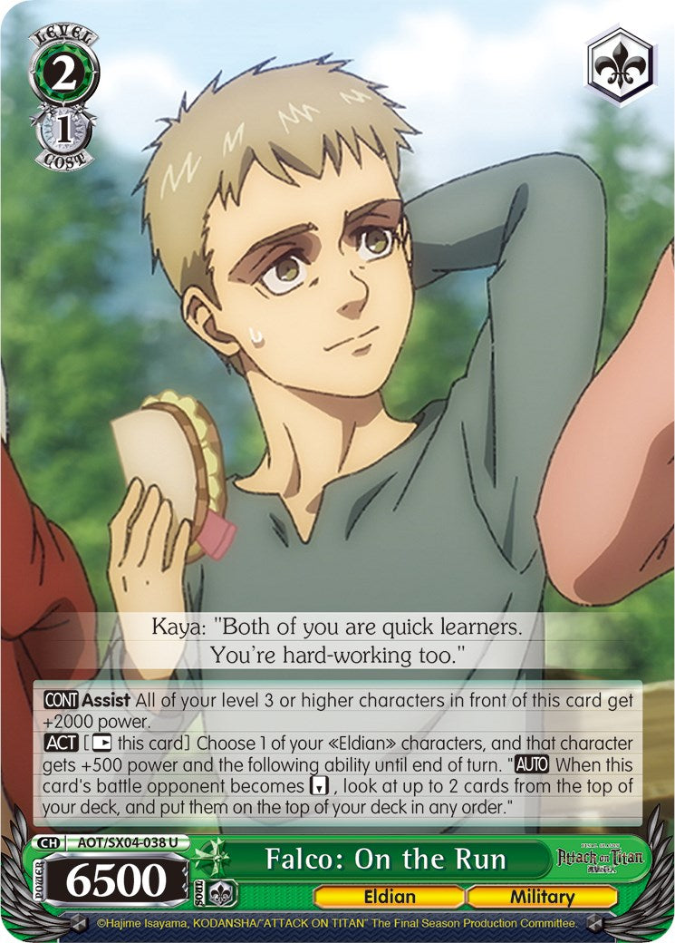 Falco: On the Run [Attack On Titan: Final Season] | Cracking-Singles
