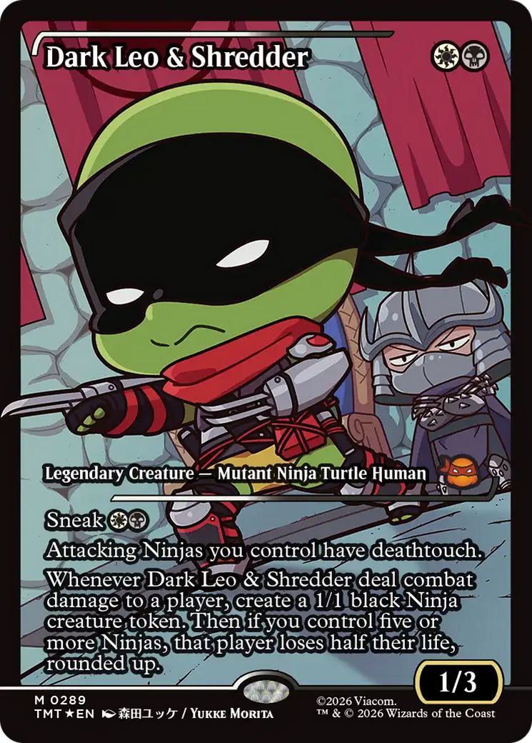 Dark Leo & Shredder (Showcase) [Teenage Mutant Ninja Turtles] | Cracking-Singles
