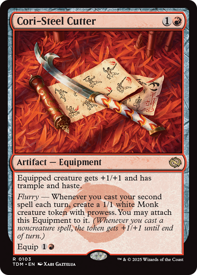 Cori-Steel Cutter [Tarkir: Dragonstorm] | Cracking-Singles