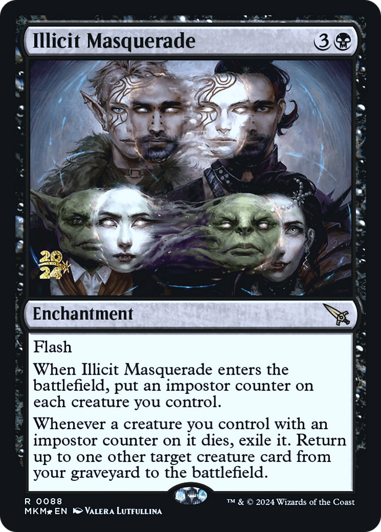 Illicit Masquerade [Murders at Karlov Manor Prerelease Promos] | Cracking-Singles