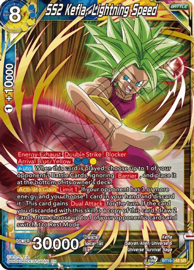 SS2 Kefla, Lightning Speed (BT15-148) [Saiyan Showdown] | Cracking-Singles