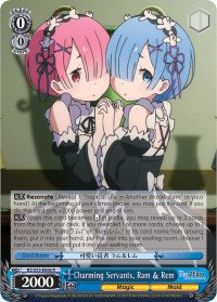 Charming Servants, Ram & Rem (RZ/S55-E066 R) [Re:ZERO Vol.2] | Cracking-Singles