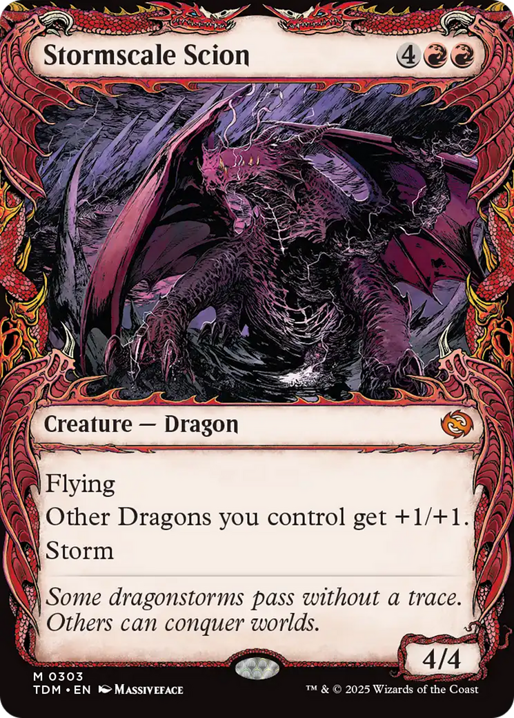 Stormscale Scion (Showcase) [Tarkir: Dragonstorm] | Cracking-Singles