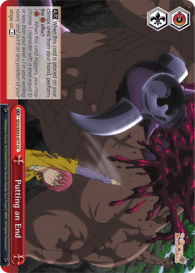 Putting an End (SDS/SX03-077 CC) [The Seven Deadly Sins] | Cracking-Singles