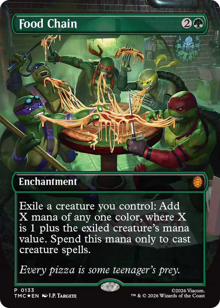 Food Chain (Borderless) [Teenage Mutant Ninja Turtles Commander] | Cracking-Singles