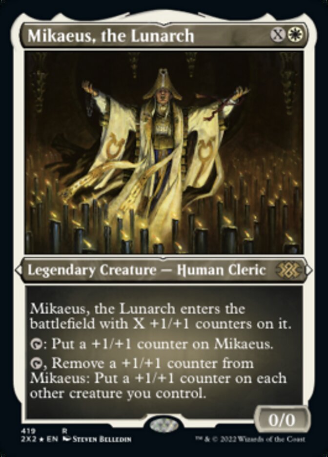 Mikaeus, the Lunarch (Foil Etched) [Double Masters 2022] | Cracking-Singles