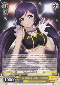 "No Brand Girls" Nozomi (LL/EN-W01-005 RR) [Love Live! DX] | Cracking-Singles