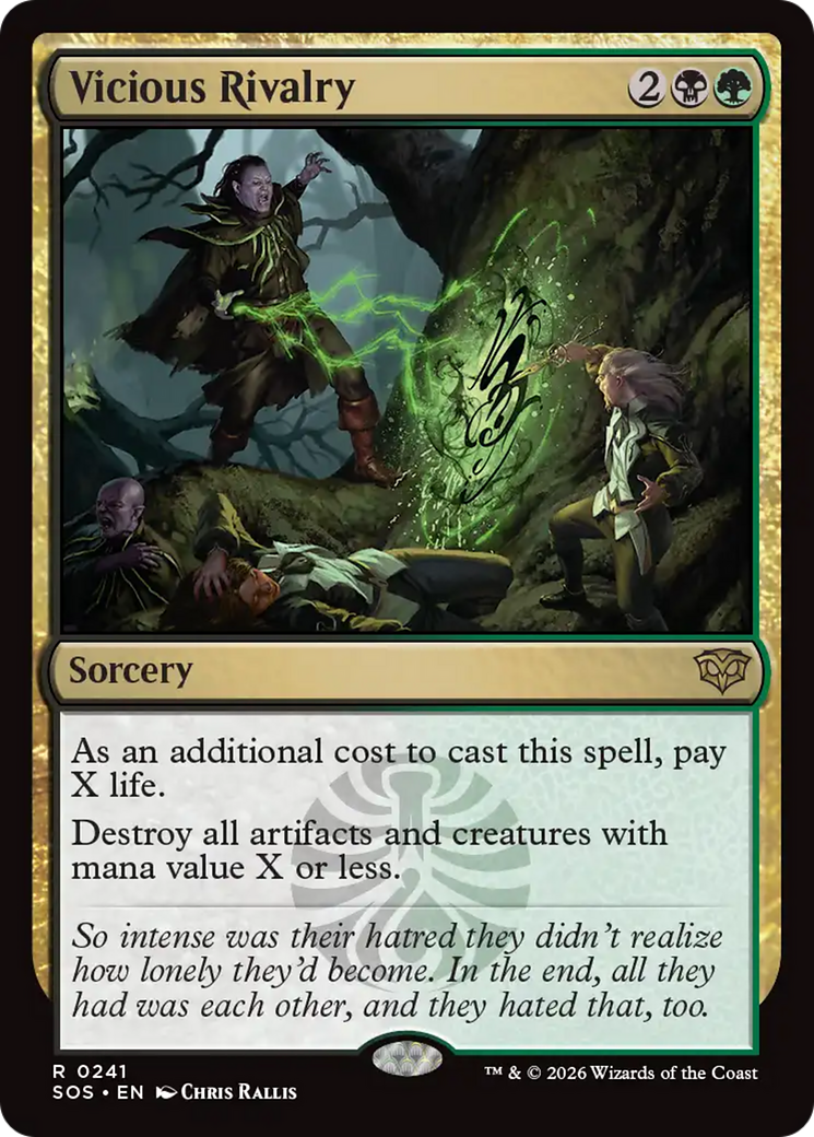 Vicious Rivalry [Secrets of Strixhaven] | Cracking-Singles