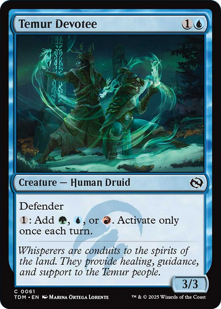 Temur Devotee [Tarkir: Dragonstorm] | Cracking-Singles