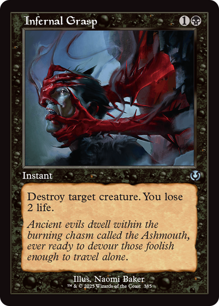Infernal Grasp (Retro Frame) [Innistrad Remastered] | Cracking-Singles