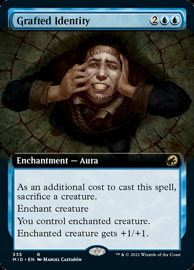 Grafted Identity (Extended Art) [Innistrad: Midnight Hunt] | Cracking-Singles