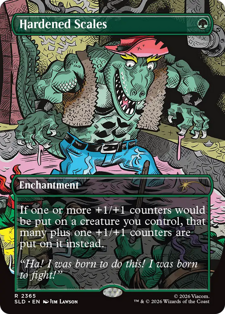 Hardened Scales [Secret Lair Drop Series] | Cracking-Singles