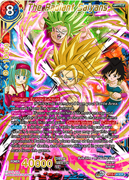 The Radiant Saiyans (BT15-154) [Saiyan Showdown] | Cracking-Singles