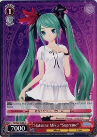 Hatsune Miku "Supreme" (PD/S29-E068 U) [Hatsune Miku: Project DIVA F 2nd] | Cracking-Singles