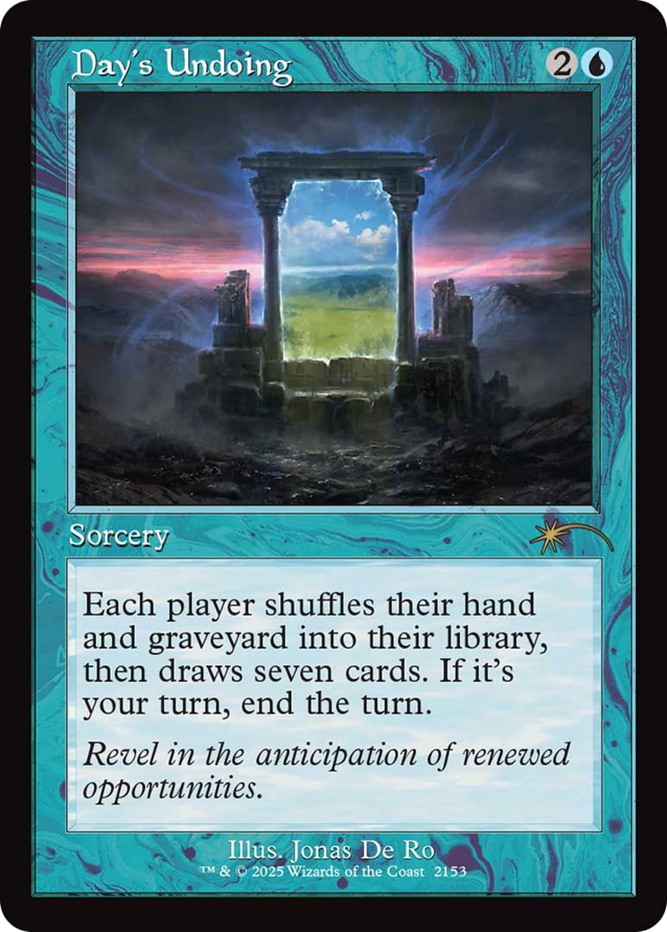 Day's Undoing (Retro Frame) [Secret Lair Drop Series] | Cracking-Singles