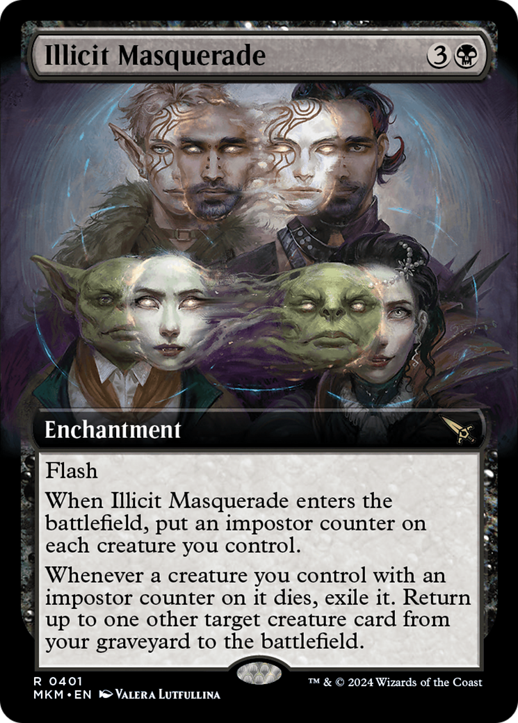 Illicit Masquerade (Extended Art) [Murders at Karlov Manor] | Cracking-Singles
