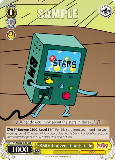 BMO: Conversation Parade (AT/WX02-A05) (Promo) [Adventure Time] | Cracking-Singles